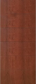 Pannello per porta d'ingresso Easy Marina impiallacciato prodotto senza rivestimento noce L 91 x H 209.5 cm, Sp 8 mm