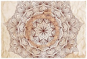Carta da parati – Mandala etnica astratta