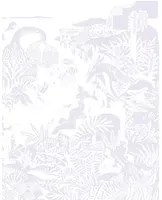 Isidore Leroy Carta da parati panoramica Eternelles Lilas - Panel B