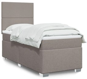 Giroletto A Molle Con Materasso Tortora 100x200 Cm İn Tessuto /