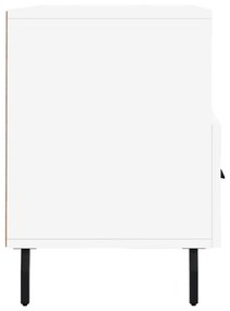 Mobile Porta TV Bianco 102x36x50 cm in Legno Multistrato