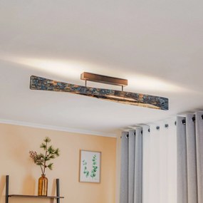 Lampada LED a sospensione Baloria di Quitani nero/ossidato