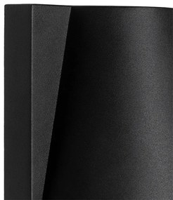 Lampada da terra da esterno industriale nera IP44 - Femke