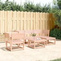 Set Salotto da Giardino 5 pz in Legno Massello di Douglas 3216918