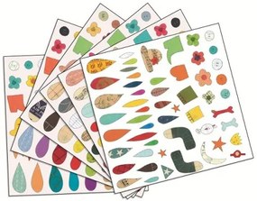 Gioco d'arte con adesivi - fare animali