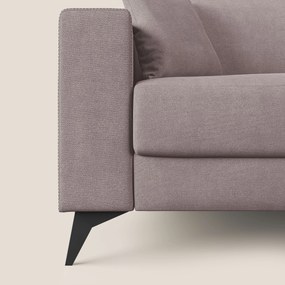 Pegaso divano letto angolare con poggiatesta reclinabili e rivestimento impermeabile T02 rosa