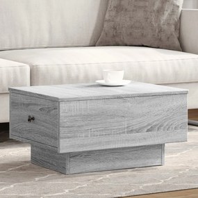 Tavolino Salotto Grigio Sonoma 60x45x31 Cm Legno Multistrato /