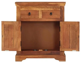 Credenza 63x30x75 cm in legno massello di acacia