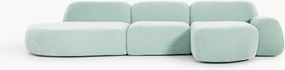 Divano angolare componibile 4 posti con chaise longue Wolke