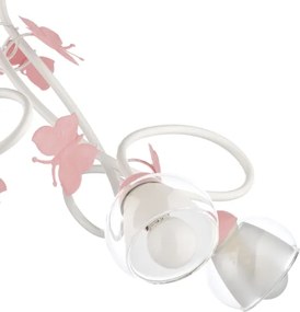 ONLI - Lampadario per bambini BUTTERFLY 5xE14/6W/230V