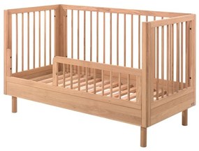 Lettino di colore naturale in rovere massiccio 70x140 cm Forrest – Vipack