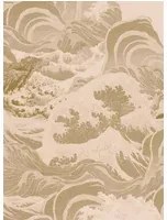 Mindthegap Carta da parati Sea Waves - Taupe