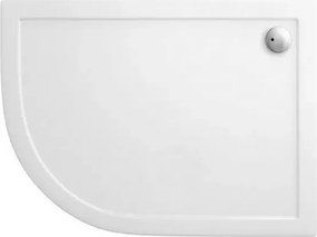Piatto doccia 100x80 semicircolare versione destra KAM-1000 - KAMALU
