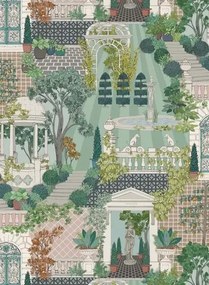 Tapete Follies v. Osborne & Little - Green/ Blush/ Charcoal
