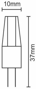 Lampadina LED G4/2W/12V 4000K