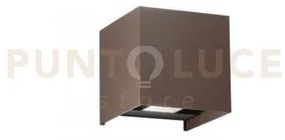 Applique biemissione led alfa bronzo 20w 1800lm cct 3000k / 4000k i...