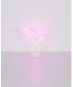 Globo 28066 - Decorazione da tavolo LED Neon ARMOR LED/2W/3xAA cuore