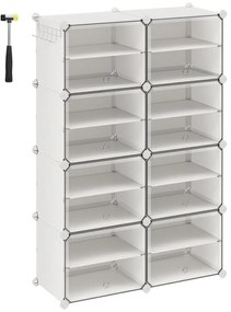 Scaffale modulare con scomparti BOXIFY bianco