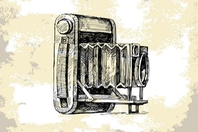 Carta da parati – Telecamera retrò