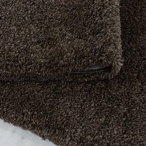 Tappeto marrone scuro 160x230 cm Fluffy - Ayyildiz Carpets
