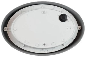 Plafoniera E27 IP54 Grigia 214x142mm Colore Grigio