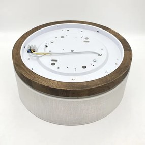 Brilagi - Lampada LED da soffitto BELLADONNA 2xE27/15W/230V Ø40 cm bianco/noce