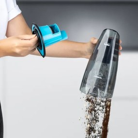 Niceboy ION Hurricane R1 - Aspirapolvere portatile ricaricabile 50W/2200 mAh bianco/blu