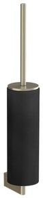 Porta scopino a muro nero brass brushed pvd 66420 Gessi