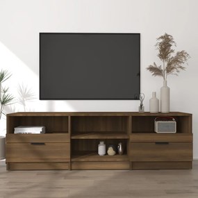 Mobile Tv Rovere Marrone 150x33,5x45 Cm İn Legno Ingegnerizzato /