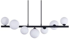 Azzardo AZ4406 - Lampadario su corda SYBILLA 7xG9/25W/230V nero