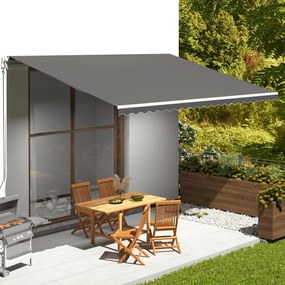 Tessuto Di Ricambio Tenda Da Sole Antracite 5x3,5 M /