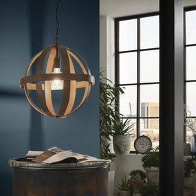 Eglo 49482 - Lampadario a sospensione con catena WESTBURY 1xE27/60W/230V diametro 37 cm