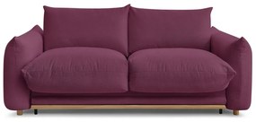 Divano burgundi allungabile 214 cm Ernest – Bobochic Paris
