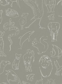 Coordonne Carta da parati Zoology - Stone