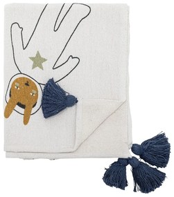 Coperta bianca per neonati 130x160 cm Space - Bloomingville Mini