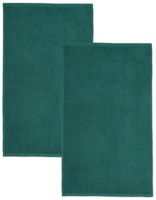 Set di asciugamani con asciugatura rapida e tipo terry verde scuro in cotone 2 pz 90x140 cm Quick Dry – Catherine Lansfield