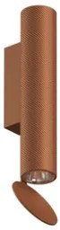 Flos Flauta H225 Spiga Lampada indoor 22 cm Da Parete a biemissione in alluminio Anodized Copper