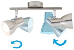 Briloner 2860-022 - Faretto 2xE14/25W/230V