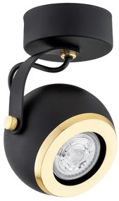 Argon 4902 - Luce Spot KOS PLUS 1xGU10/5W/230V nero/oro