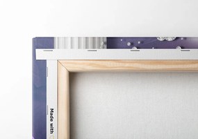 Quadro su tela – Orchidea presso colonne greche
