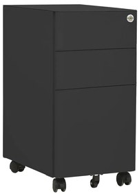 Schedario Mobile Antracite 30x45x59 Cm İn Acciaio /