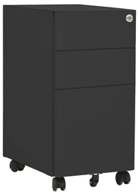 Schedario Mobile Antracite 30x45x59 Cm İn Acciaio /
