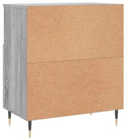 Credenza Grigio Sonoma 60x35x70 cm in Legno Multistrato