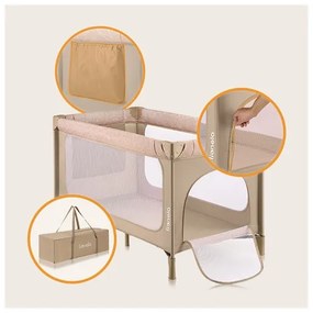 Lionelo - Lettino da viaggio JASMIN EASY FOLD Sabbia beige