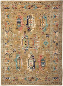 Samarkand Tappeto 230 x 170 Marrone (Pakistan) Annodato A Mano
