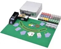 Set da Poker/Blackjack con 600 Chips Laser Alluminio