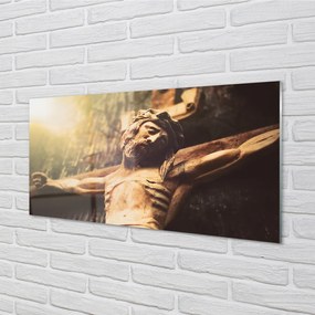 Rivestimento parete cucina Gesù fatto di legno 100x50 cm