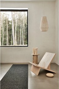 Passatoia da interno/esterno color antracite 70x240 cm Emm Black Linen – Pappelina