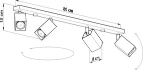 Apparecchio da soffitto bianco Toscana - Sollux