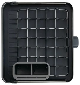 Scolapiatti regolabile grigio scuro in acciaio inox 36x32 cm Extend Steel – Joseph Joseph